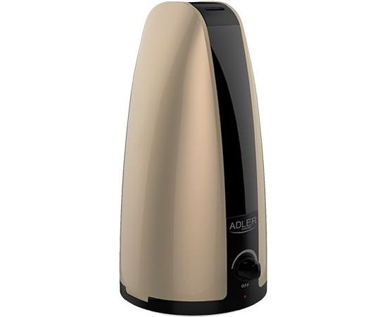 Humidifier Adler AD 7954 Gold, Type Ultrasonic, 18  W, Humidification capacity 100 ml/hr, Water tank capacity 1 L, Suitable for rooms up to 25 m²