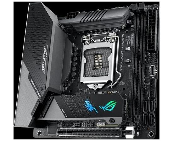 Asus ROG STRIX Z490-I GAMING Memory slots 2, Processor family Intel, Mini ITX, DDR4, Processor socket LGA1200, Chipset Intel Z