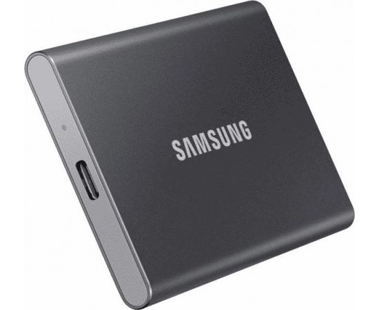SAMSUNG T7 500GB USB3.2 Titan Grey Portable External SSD Ārējie cietie diski HDD SSD