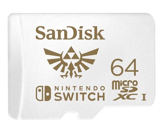 SANDISK 64GB microSDXC UHS-I Card for Nintendo Switch