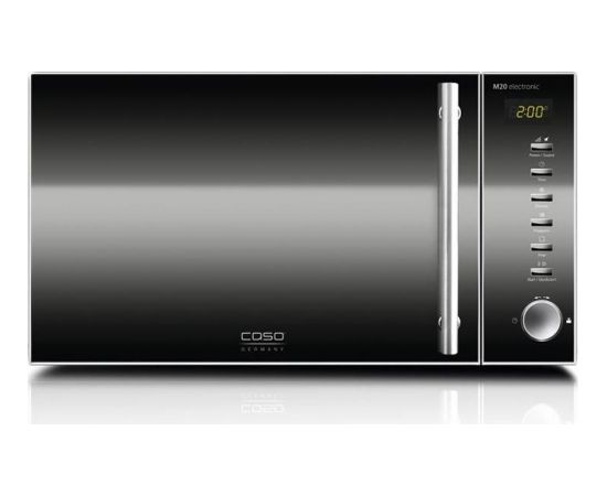 Caso Microwave oven M 20 Buttons, Rotary, 800 W, Stainless steel, Free standing