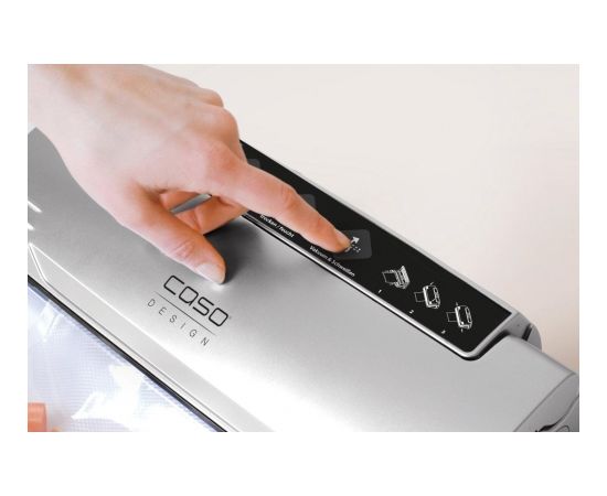Caso Vacuum sealer VC11 Automatic, Stainless steel, 120 W, Film Box, Incl. 10 top-quality bags (20 x 30 cm)