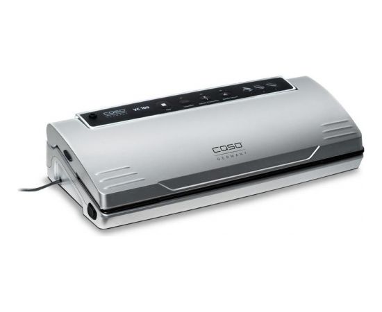 Vacuum Sealer Caso VC 100 Automatic, Silver, 120 W, 10 professional vacuum bag, vacuum hose for containers