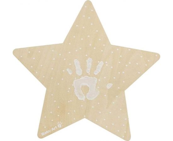 Baby Art sienas lampas komplekts mazuļa pēdiņu/rociņu nospieduma izveidošanai, zvaigzne - 3601099500