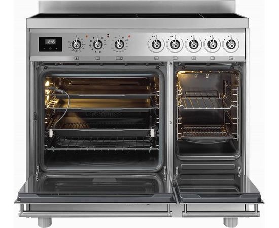 Smeg C92IPX9 90cm Electric Induction Range Cooker - Stainless Steel