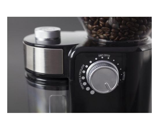 Caso Coffee grinder Barista Crema Black, 150 W, 240 g, Number of cups 12 pc(s)