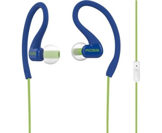 Koss Headphones KSC32iB In-ear/Ear-hook, 3.5mm (1/8 inch), Microphone, Blue,