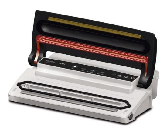 Vacuum Sealer Caso VC200 Automatic, Silver, 120 W, Film Box, 2 professional vacuum rolls, hose for containers Вакуумные упаковщики