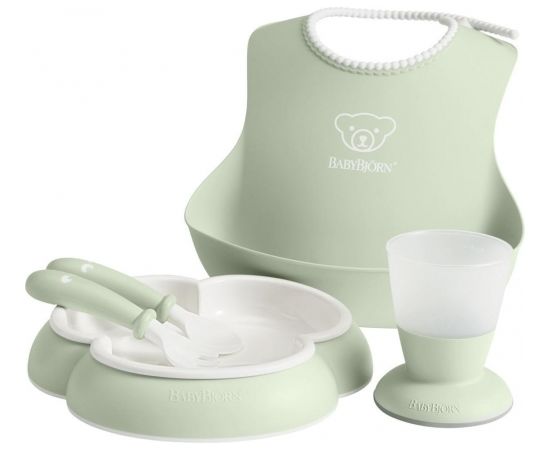 Babybjorn BABYBJÖRN Trauku komplekts Powder green 070061