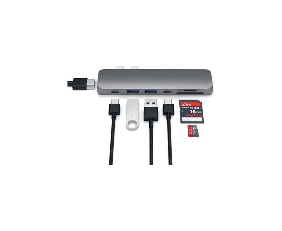 Satechi Type-C Pro Hub with 4K HDMI Adapteris USB-C priekš MacBook Pro