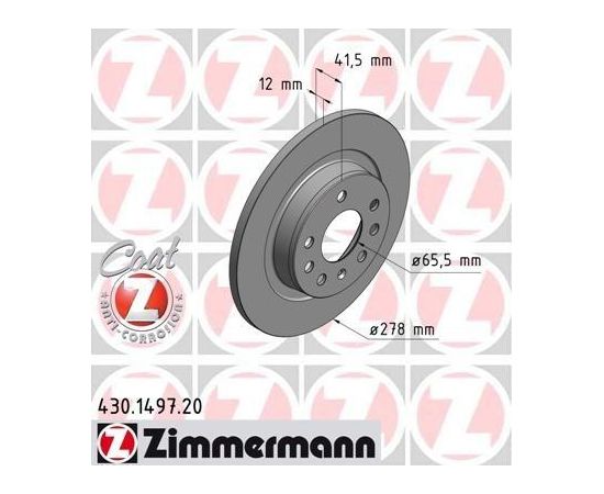 Zimmermann Bremžu disks 430.1497.20