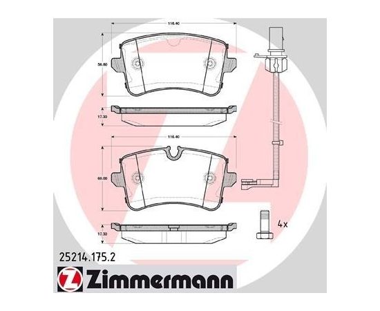 Zimmermann Bremžu kluči 25214.175.2