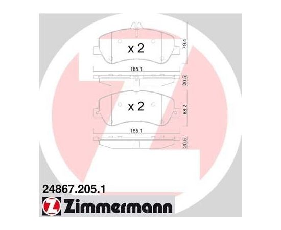 Zimmermann Bremžu kluči 24867.205.1
