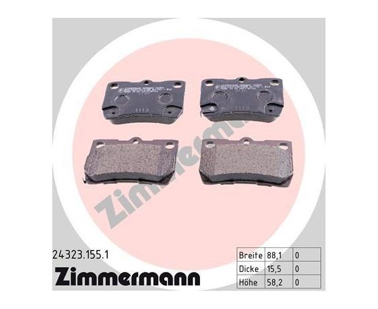 Zimmermann Bremžu kluči 24323.155.1