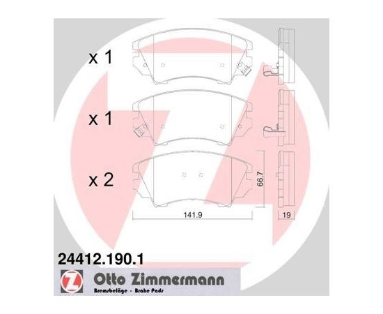 Zimmermann Bremžu kluči 24412.190.1
