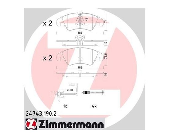 Zimmermann Bremžu kluči 24743.190.2