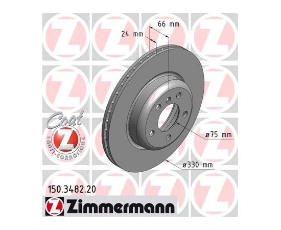 Zimmermann Bremžu disks 150.3482.20