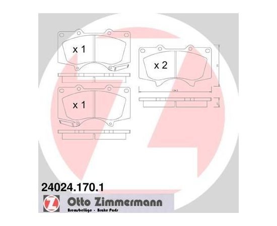 Zimmermann Bremžu kluči 24024.170.1