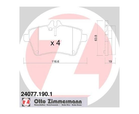 Zimmermann Bremžu kluči 24077.190.1
