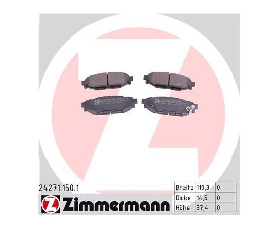 Zimmermann Bremžu kluči 24271.150.1