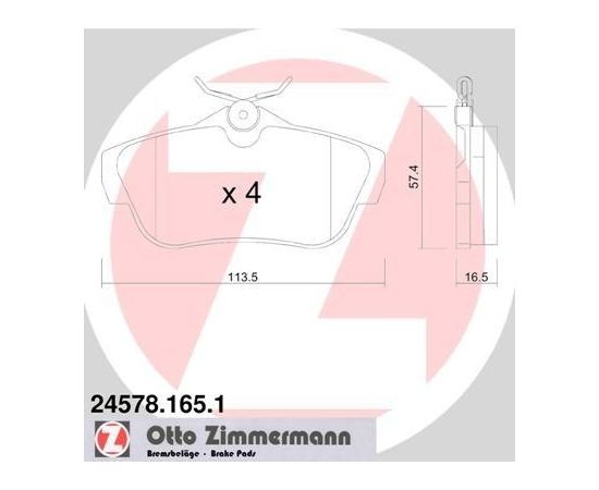 Zimmermann Bremžu kluči 24578.165.1