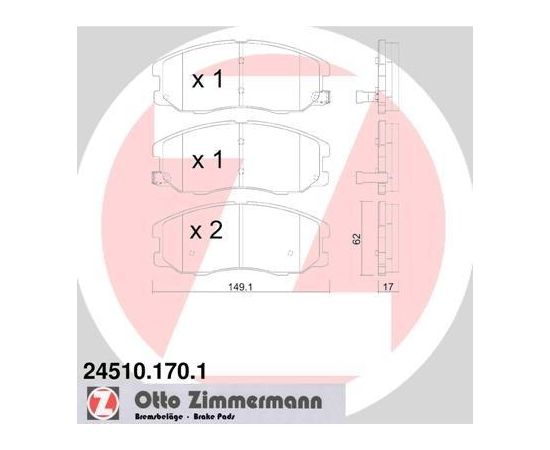 Zimmermann Bremžu kluči 24510.170.1