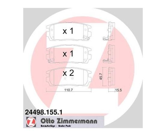 Zimmermann Bremžu kluči 24498.155.1