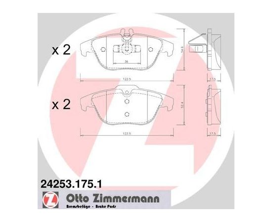 Zimmermann Bremžu kluči 24253.175.1