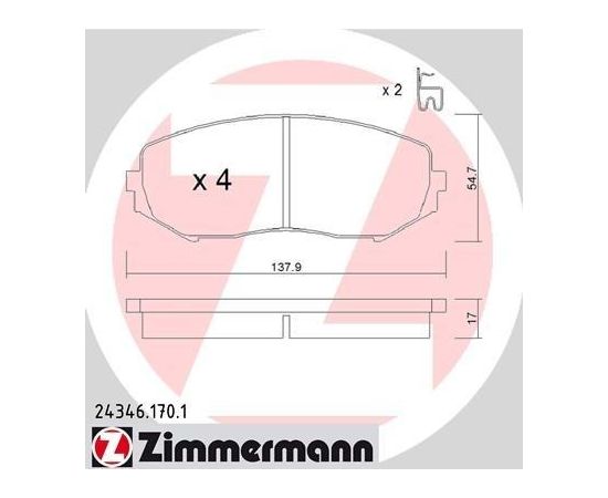 Zimmermann Bremžu kluči 24346.170.1
