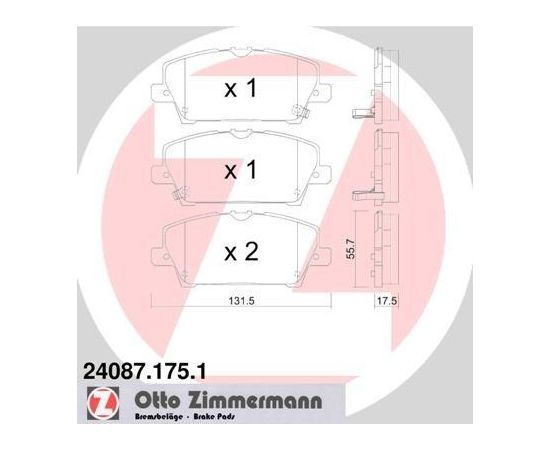 Zimmermann Bremžu kluči 24087.175.1