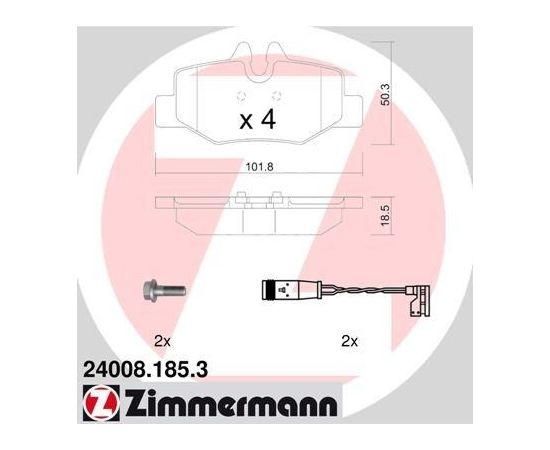 Zimmermann Bremžu kluči 24008.185.3