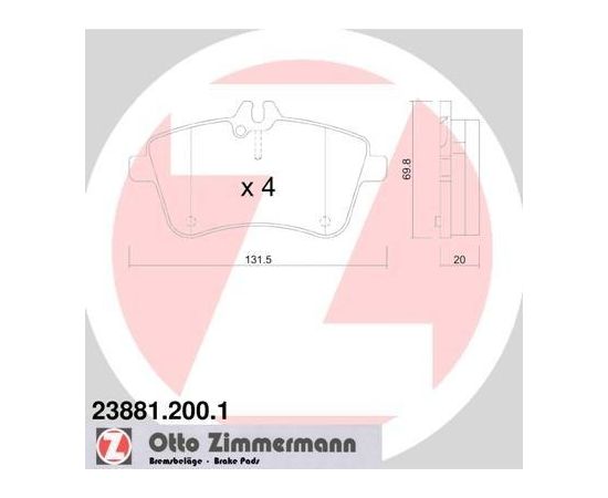 Zimmermann Bremžu kluči 23881.200.1