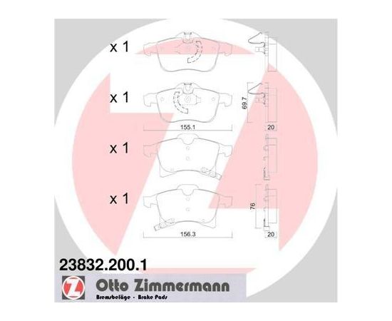 Zimmermann Bremžu kluči 23832.200.1