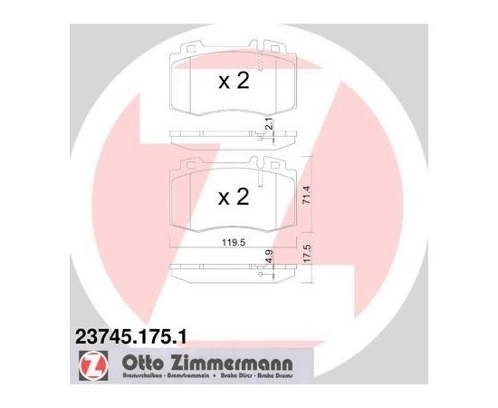 Zimmermann Bremžu kluči 23745.175.1