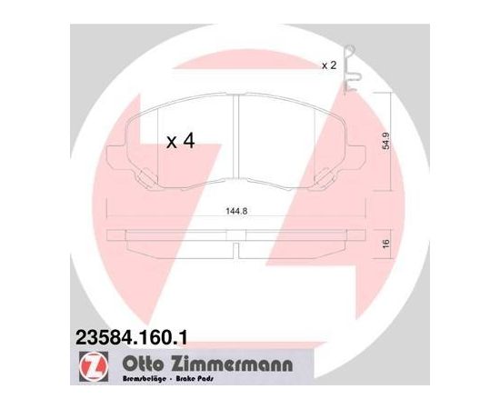 Zimmermann Bremžu kluči 23584.160.1