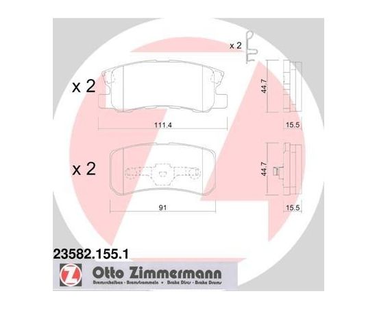 Zimmermann Bremžu kluči 23582.155.1