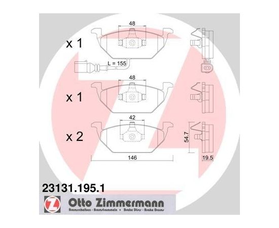 Zimmermann Bremžu kluči 23131.195.1