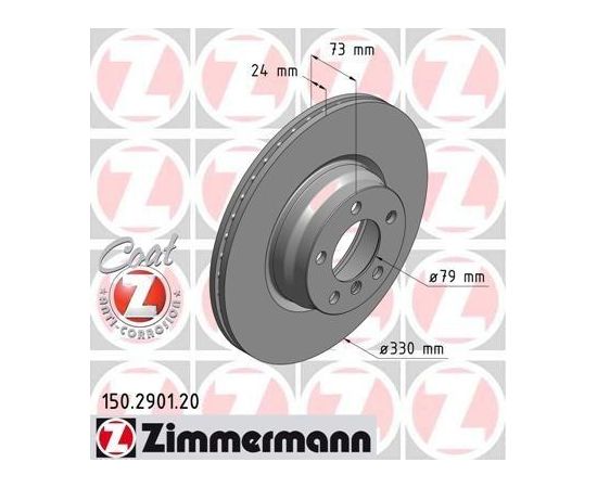 Zimmermann Bremžu disks 150.2901.20