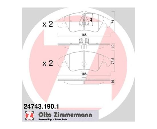Zimmermann Bremžu kluči 24743.190.1