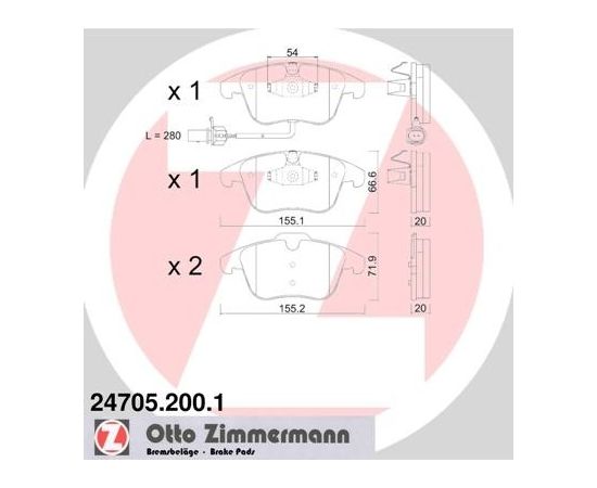 Zimmermann Bremžu kluči 24705.200.1