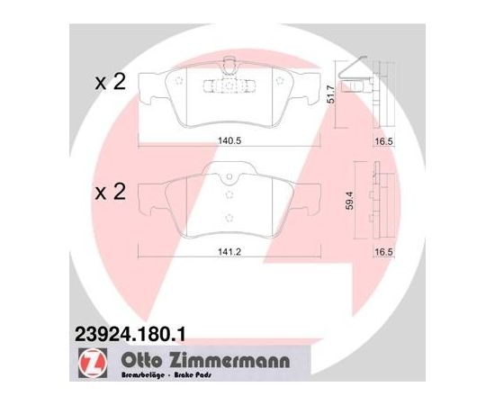 Zimmermann Bremžu kluči 23924.180.1