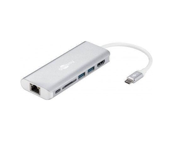 Goobay USB-C Premium Multiport-Dock 76788 Silver