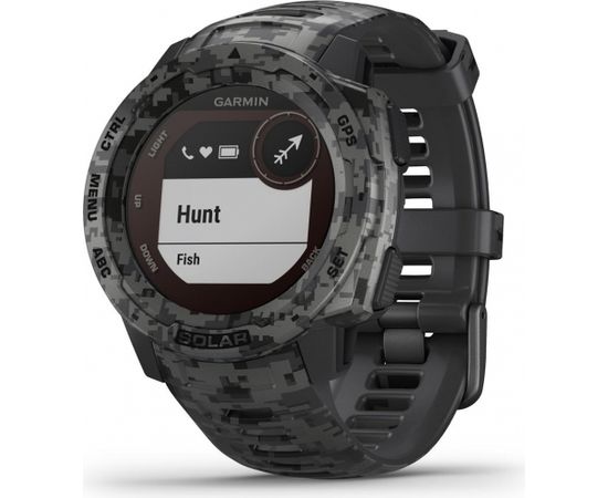 Garmin Instinct Solar Camo Edition, graphite