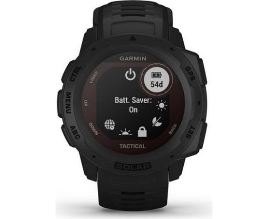 Garmin Instinct Solar Tactical, черный