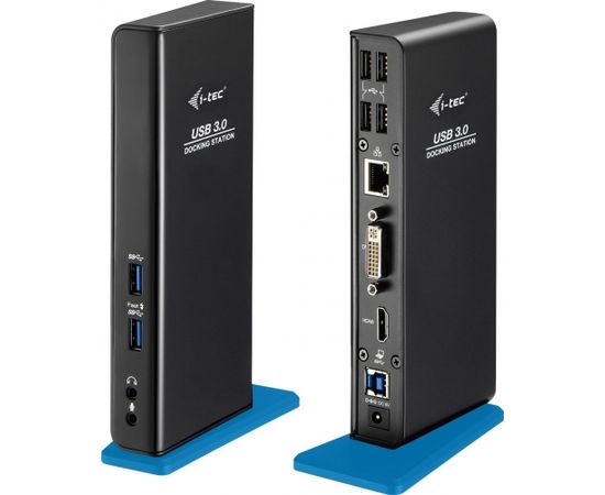 I-TEC USB 3.0 Dual DockingStat. HDMI DVI Dokstacijas portatīvajiem datoriem