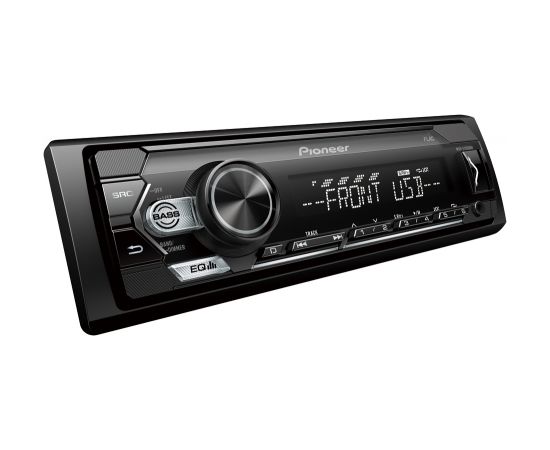 Pioneer MVH-S120UBW MOSFET 4x50W;  USB,FLAC,MP3 ;FM;AUX in;1xRCA; balts/balts apgaismojums     .       