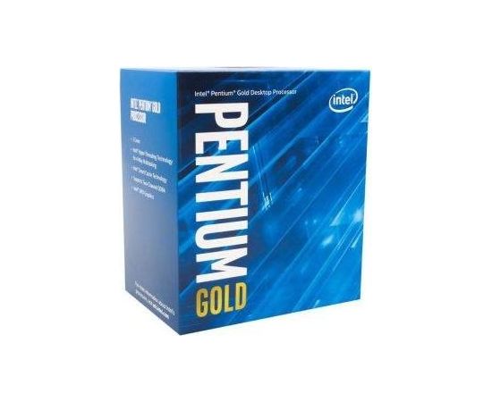 Intel CPU Desktop Pentium G6400 (4.0GHz, 4MB, LGA1200) BOX Comet Lake GPU UHD 610