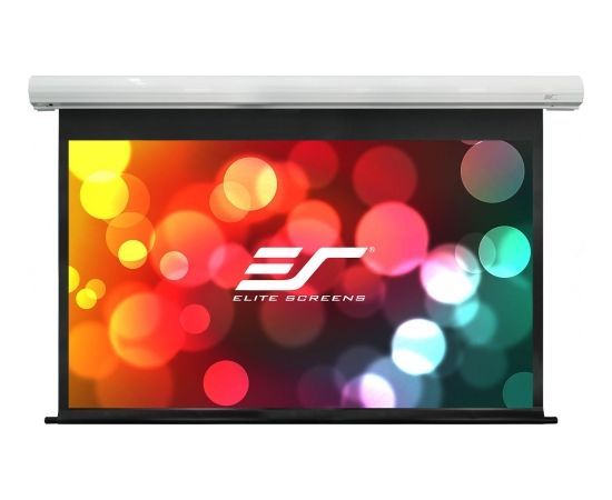 Elite Screens Saker electric projector screen premium SK92XHW-E24 Diagonal 92 ", 16:9, Viewable screen width (W) 203 cm, White