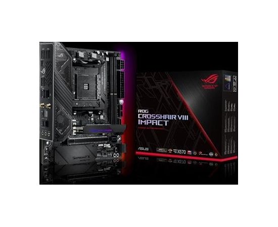 Pagrindinė plokštė MB ASUS ROG CROSSHAIR VIII IMPACT (AMD,AM4,DDR4,mDTX)