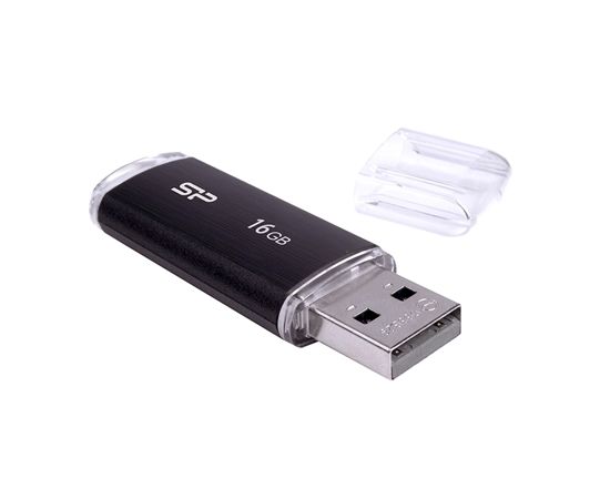 Silicon Power Ultima U02 16 GB, USB 2.0, Black